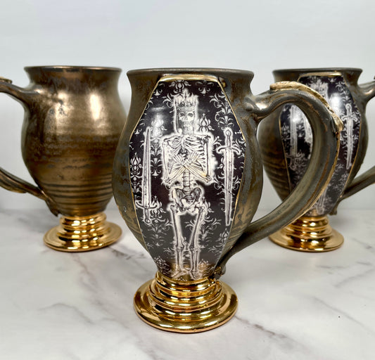 FLAWED: The King's Coffin Mug in Gold