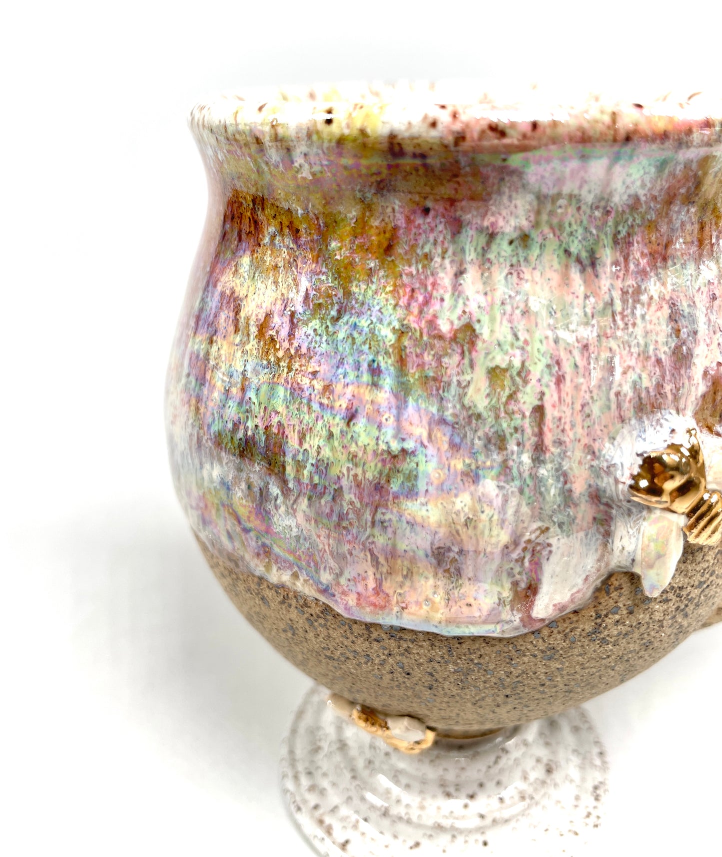 (PREORDER) Iridescent Rainbow Golden Bee Mug