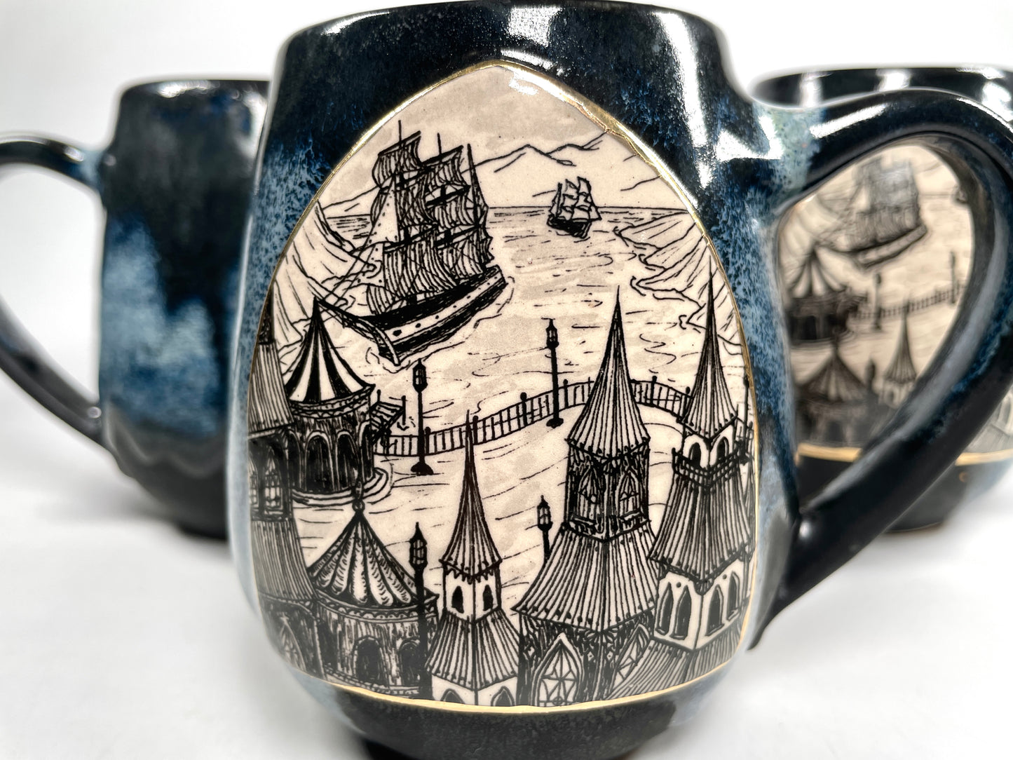 Blue Spire City Mug