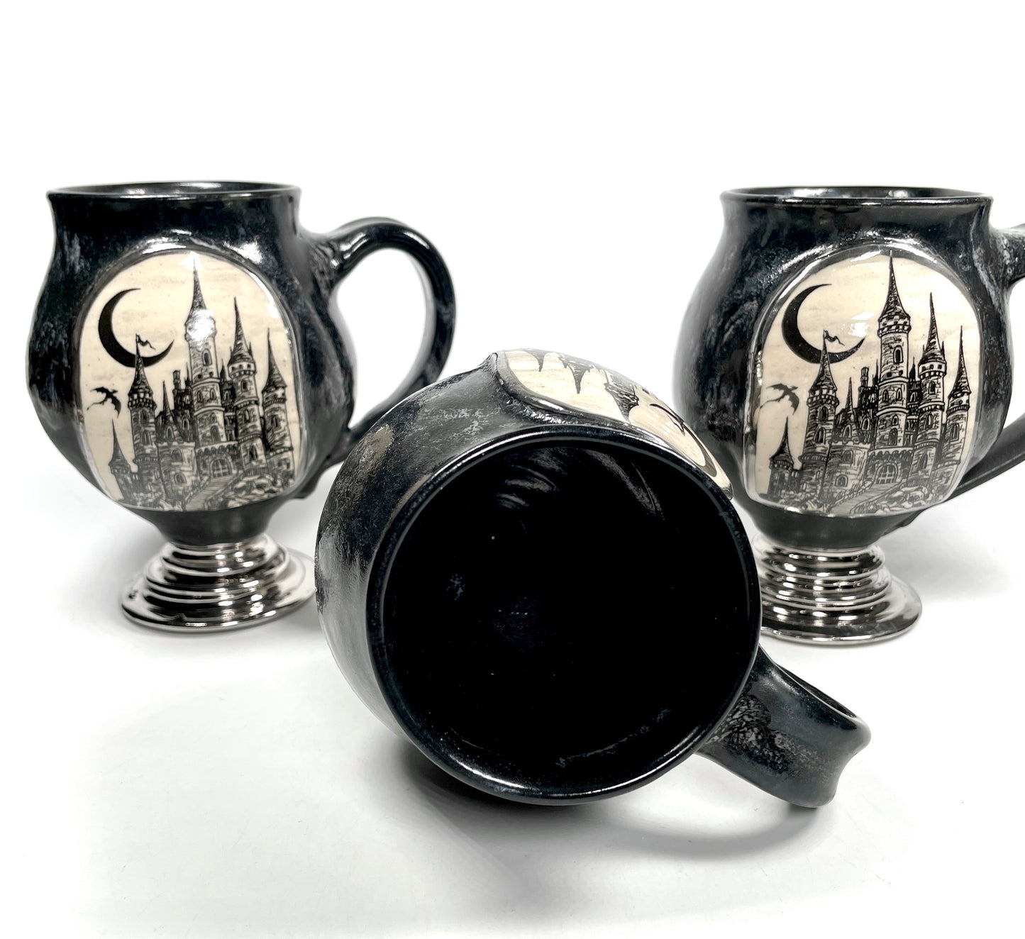 (PREORDER) Silver and Grey Castle on the Rock Mug